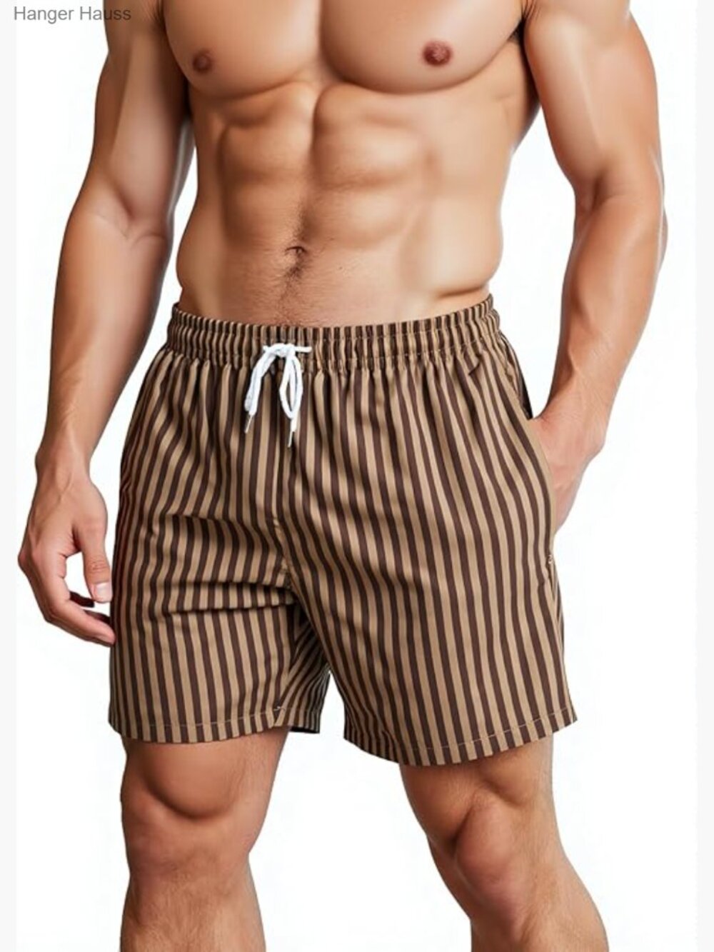 Men's Quick Dry Board Shorts with Pockets Mesh Lining Swim Trunks